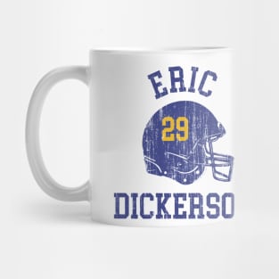 Eric Dickerson Los Angeles R Helmet Font Mug